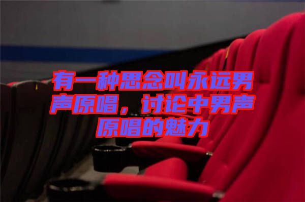 有一種思念叫永遠(yuǎn)男聲原唱，討論中男聲原唱的魅力