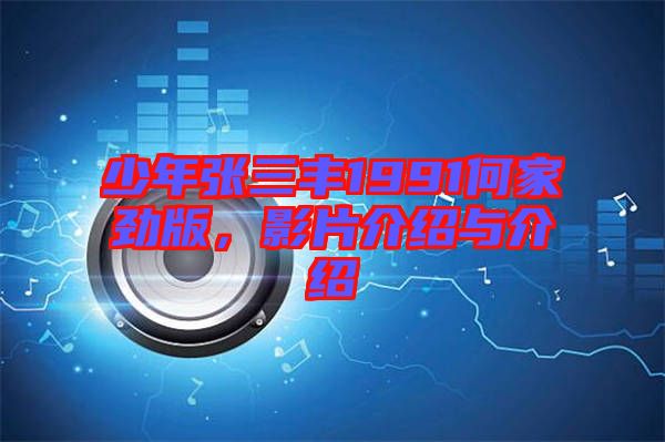 少年張三豐1991何家勁版，影片介紹與介紹