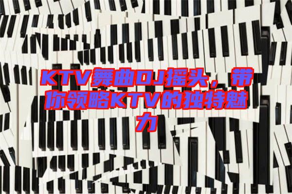 KTV舞曲DJ搖頭，帶你領(lǐng)略KTV的獨特魅力