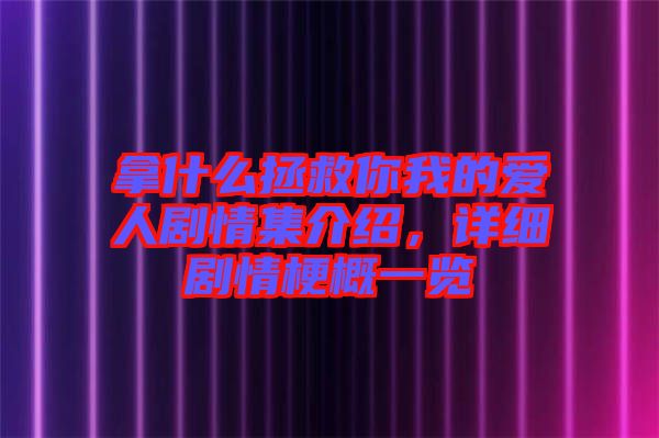 拿什么拯救你我的愛人劇情集介紹，詳細劇情梗概一覽