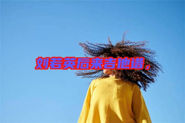 劉若英后來吉他譜，
