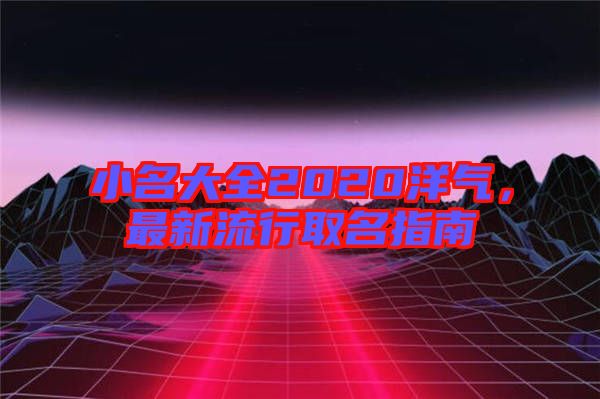 小名大全2020洋氣，最新流行取名指南