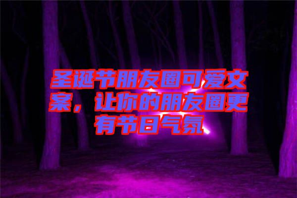 圣誕節(jié)朋友圈可愛文案，讓你的朋友圈更有節(jié)日氣氛