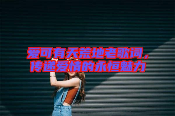 愛(ài)可有天荒地老歌詞，傳遞愛(ài)情的永恒魅力