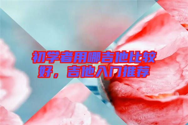 初學者用哪吉他比較好，吉他入門推薦