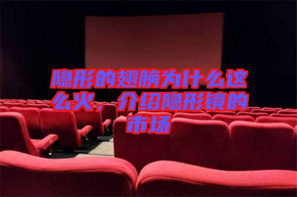 隱形的翅膀?yàn)槭裁催@么火，介紹隱形鏡的市場(chǎng)