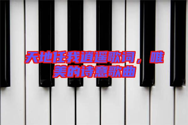 天地任我逍遙歌詞，唯美的詩(shī)意歌曲