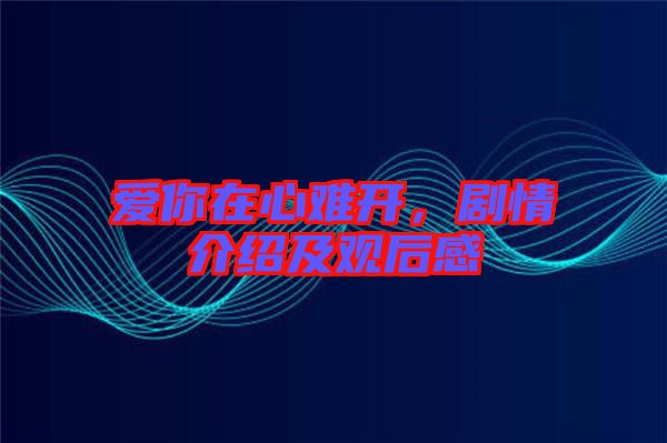 愛你在心難開，劇情介紹及觀后感