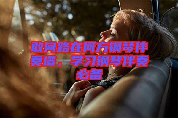 敢問(wèn)路在何方鋼琴伴奏譜，學(xué)習(xí)鋼琴伴奏必備