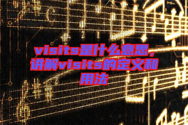 visits是什么意思，講解visits的定義和用法