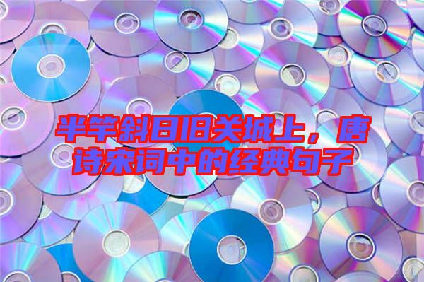 半竿斜日舊關城上，唐詩宋詞中的經(jīng)典句子