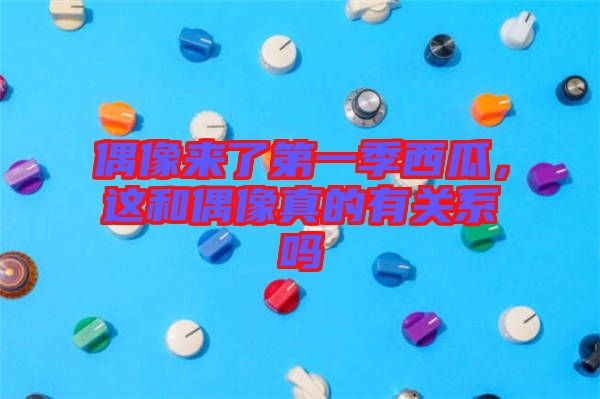偶像來了第一季西瓜，這和偶像真的有關(guān)系嗎