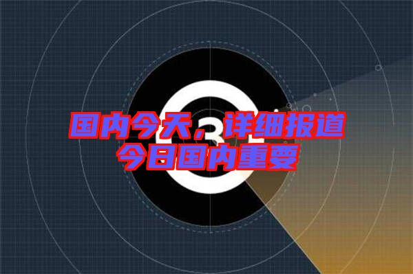國內(nèi)今天，詳細(xì)報道今日國內(nèi)重要