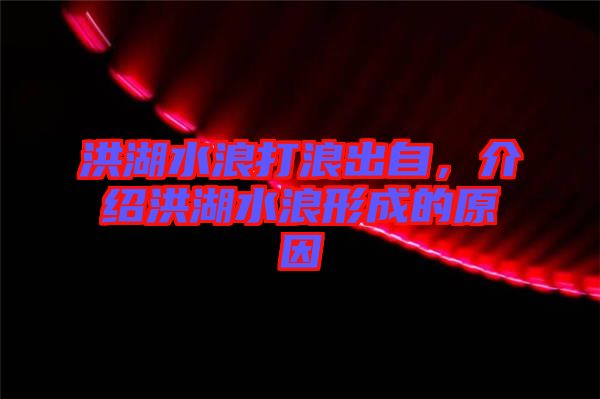 洪湖水浪打浪出自，介紹洪湖水浪形成的原因