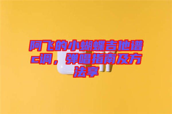阿飛的小蝴蝶吉他譜c調，彈唱指南及方法享