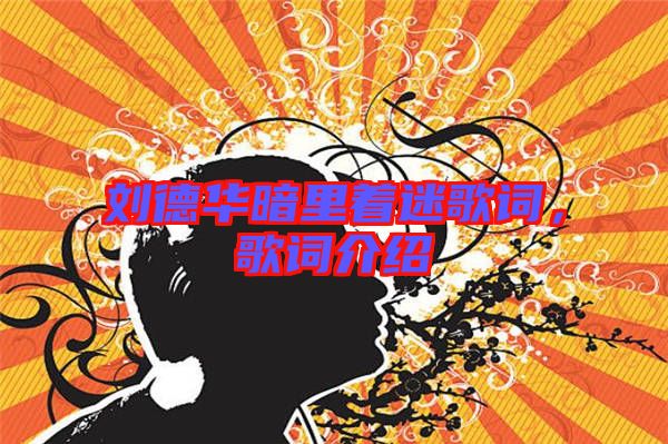 劉德華暗里著迷歌詞，歌詞介紹