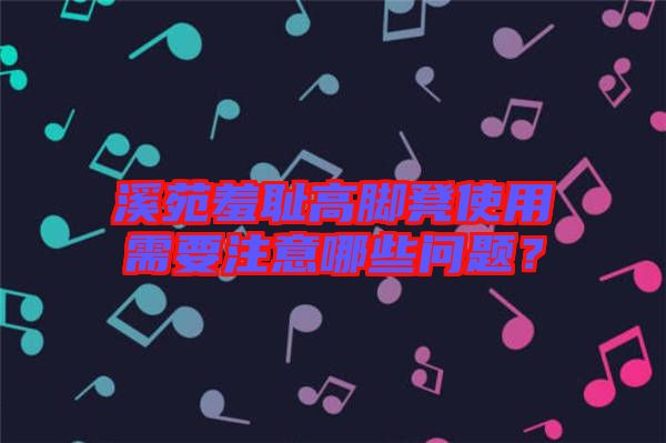 溪苑羞恥高腳凳使用需要注意哪些問題？