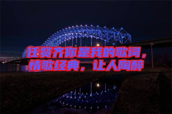 任賢齊你是我的歌詞，情歌經(jīng)典，讓人陶醉