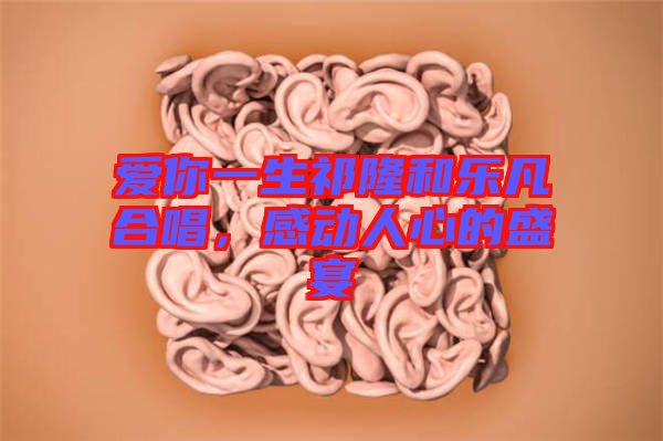 愛你一生祁隆和樂凡合唱，感動(dòng)人心的盛宴
