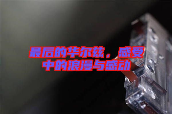 最后的華爾茲，感受中的浪漫與感動