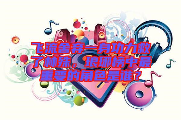 飛流舍棄一身功力救了林殊，瑯琊榜中最重要的角色是誰？