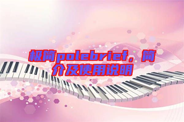 極簡polebrief，簡介及使用說明