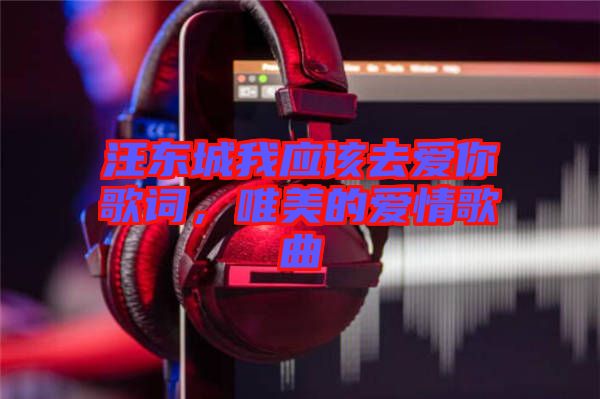汪東城我應(yīng)該去愛你歌詞，唯美的愛情歌曲