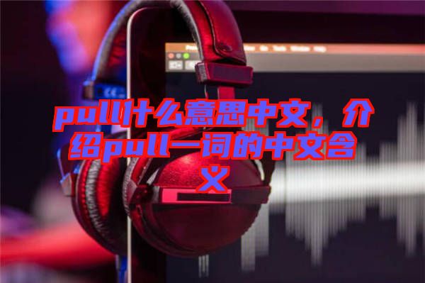 pull什么意思中文，介紹pull一詞的中文含義