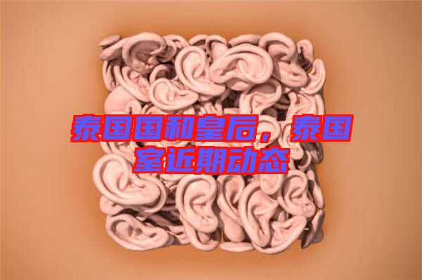 泰國國和皇后，泰國室近期動態(tài)