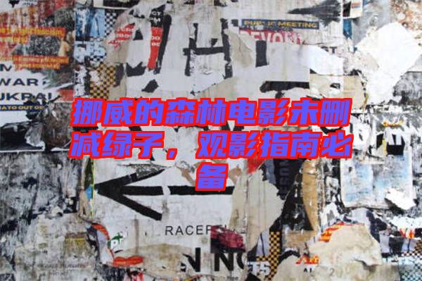 挪威的森林電影未刪減綠子，觀影指南必備