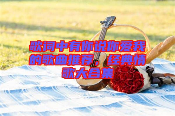 歌詞中有你說你愛我的歌曲推薦，經(jīng)典情歌大合集