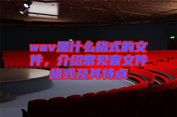 wav是什么格式的文件，介紹常見音文件格式及其特點(diǎn)