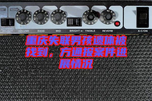 重慶失聯(lián)男孩遺體被找到，方通報(bào)案件進(jìn)展情況